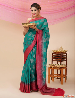 Buy Diwali Party Wear Banarasi Saree From BanarasiSilks
