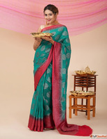 Buy Diwali Party Wear Banarasi Saree From BanarasiSilks