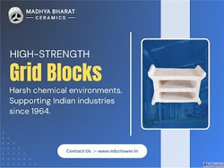 Durable Ceramic Grid Blocks - Manufacturer Supplier in Mands...