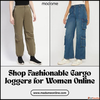 Shop Fashionable Cargo Joggers for Women Online