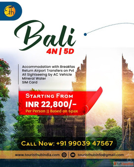 BALI PACKAGES FROM KOLKATA WITH FLIGHT