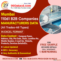 Buy Exclusive Mumbai manufacturing companies list - 99Datacd