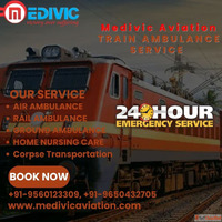 Medivic Aviation Train Ambulance in Patna Offers Medical Sta...