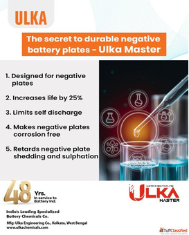 Boost Battery Life with ULKA's Negative Pre-blended Formula