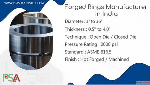Forged Rings Manufacturer in India