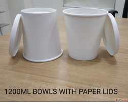 Eco-Friendly 1200 ml Paper Tub for Versatile Food Packaging ...