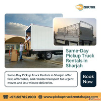 Same-Day Pickup Truck Rentals in Sharjah