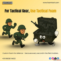 Custom Foam Fabrication for Defence Protection - foamkart.co...