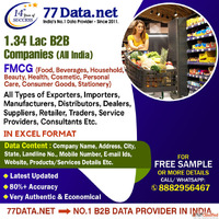 77Data Download the Verified list of fmcg Companies in India