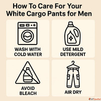 How To Care For Your White Cargo Pants for Men