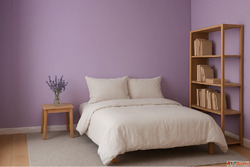 Flower Shades Inspired Bedroom - Indicus Paints