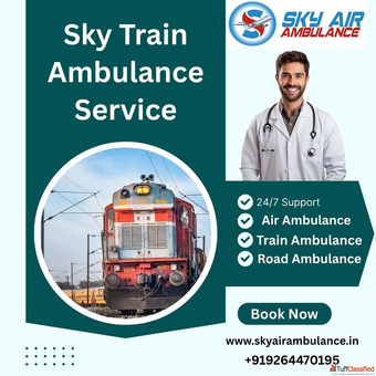 Choose Sky Train Ambulance Services in Mumbai to transport your critical patient