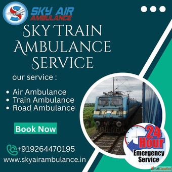 Choose Sky Train Ambulance Service in Jabalpur for Fastest Transfer
