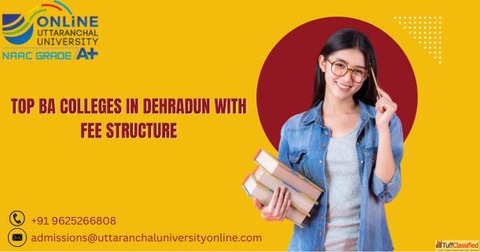 top BA colleges in dehradun with fee structure