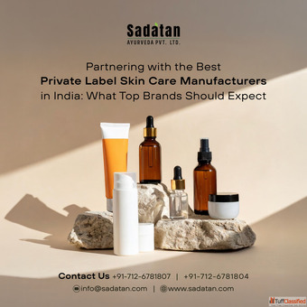 Best private label skincare manufacturers for natural beauty products