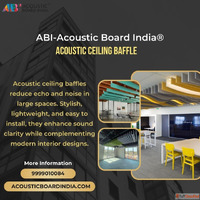 Acoustic Ceiling Baffle Hanging Acoustic Baffles ABI-Acousti...
