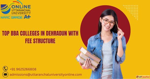 top BBA colleges in dehradun with fee structure