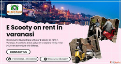 Commute Freely With E Scooty on rent in Varanasi