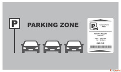 Vehicle parking hologram stickers Matrix Hologram