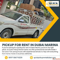 Pickup Truck for Rent in Dubai Marina