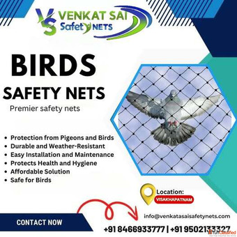 Pigeon Nets for Balcony in Vizag - VenkataSai Safety Nets