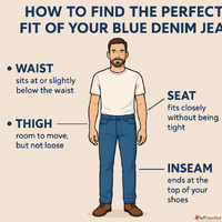 How To Find The Perfect Fit of Your Blue Denim Jeans