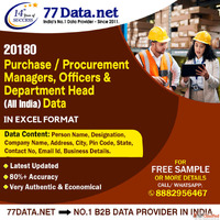 77Data Download the Verified List of Purchase Department Dat...