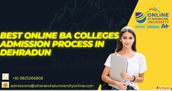 best online BA colleges admission process in dehradun