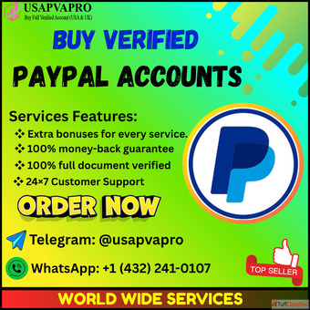 Top 3 Place to Buy Verified PayPal Accounts USEU Full Verified