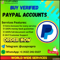 Top 3 Place to Buy Verified PayPal Accounts USEU Full Verifi...