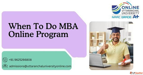 when to do MBA online program