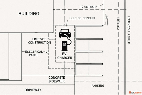 EV Charging Site Plans for Permits Fast Approved