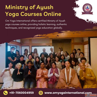 Ministry of Ayush Yoga Courses Online 500 Hour Yoga Teacher Training Online