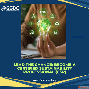 Lead the Change Become a Certified Sustainability Professional CSP