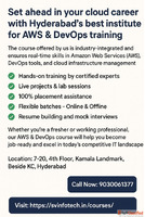 Best AWS And DevOps Training Institute in Hyderabad