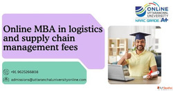 Online mba in logistics and supply chain management fees