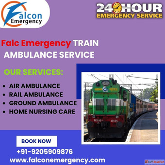 FALC Train Ambulance from Patna - Never Compromises with the Convenience of the Patients