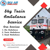Book Sky Train Ambulance Service in Nagpur to safely transfe...