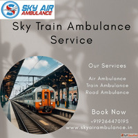 Choose Sky Train Ambulance Service in Indore under Doctor su...