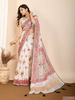 White Saree for All Occasions - Buy Online from Mirraw