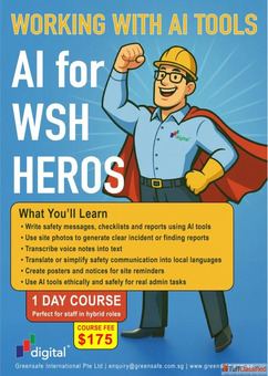Boost WSH Productivity Learn AI Tools 1-Day Course - Greensafe International