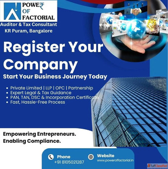 Complete Guide to Company Registration in KR Puram Bangalore Karnataka for New Entrepreneurs