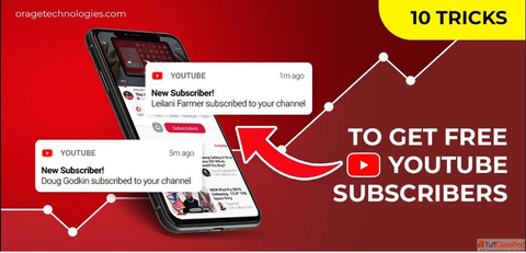 10 Tricks to Get Free YouTube Subscribers - 100 Real Organic Growth