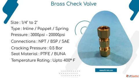 C37700 Alloy Non Return Valve manufacturer in India