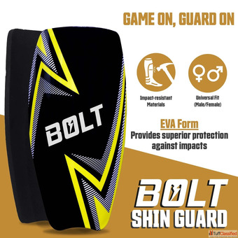 Synco Bolt Shin Guard for Football Slipin Shin Guard for Youth