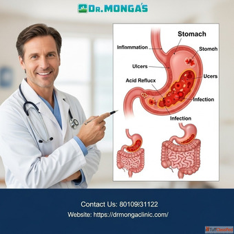 Stomach ache doctor in Gandhi Nagar