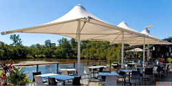 Tensile Umbrella Structures in Delhi