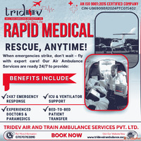 The Great Medical SupporterTridev Air Ambulance Services in ...