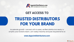 Get Access to Trusted Distributors for your brand