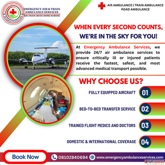 Favour The Patient's Requirement Emergency Air Ambulance Services In Kolkata The Originalities 